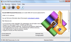 RAR Password Recovery: GPU восстановление паролей WinRAR