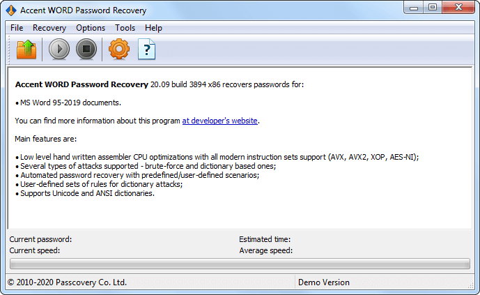 Enlarge . Main window screenshot
